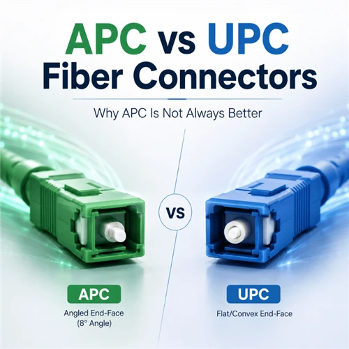 APC 대 UPC 파이버 커넥터: APC가 항상 더 나은 것은 아닌 이유